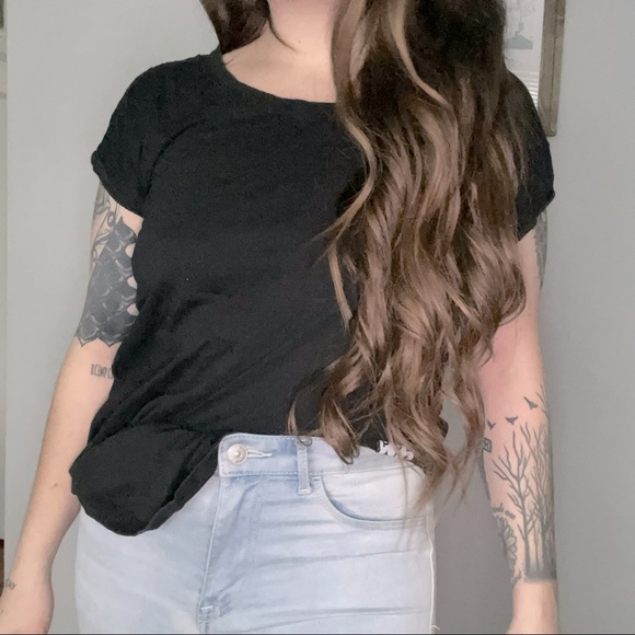 DROPDEAD size XS/S Black tee - Picture 1 of 5